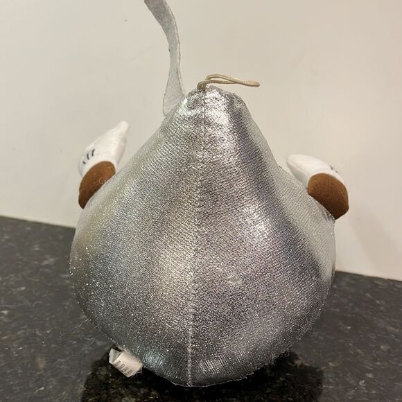 Hershey's Chocolate SILVER HERSHEY KISS CHARACTER 11" Plush STUFFED ANIMAL - Picture 3 of 7